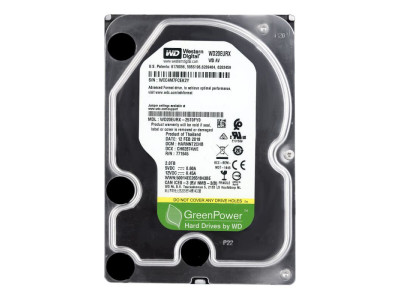 HDD за компютър WD 2TB 7200 64MB SATA3 WD20EURX (втора употреба)